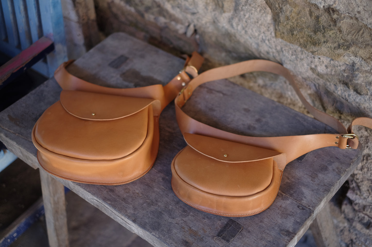 Gürteltasche natur "Die große Schwester"