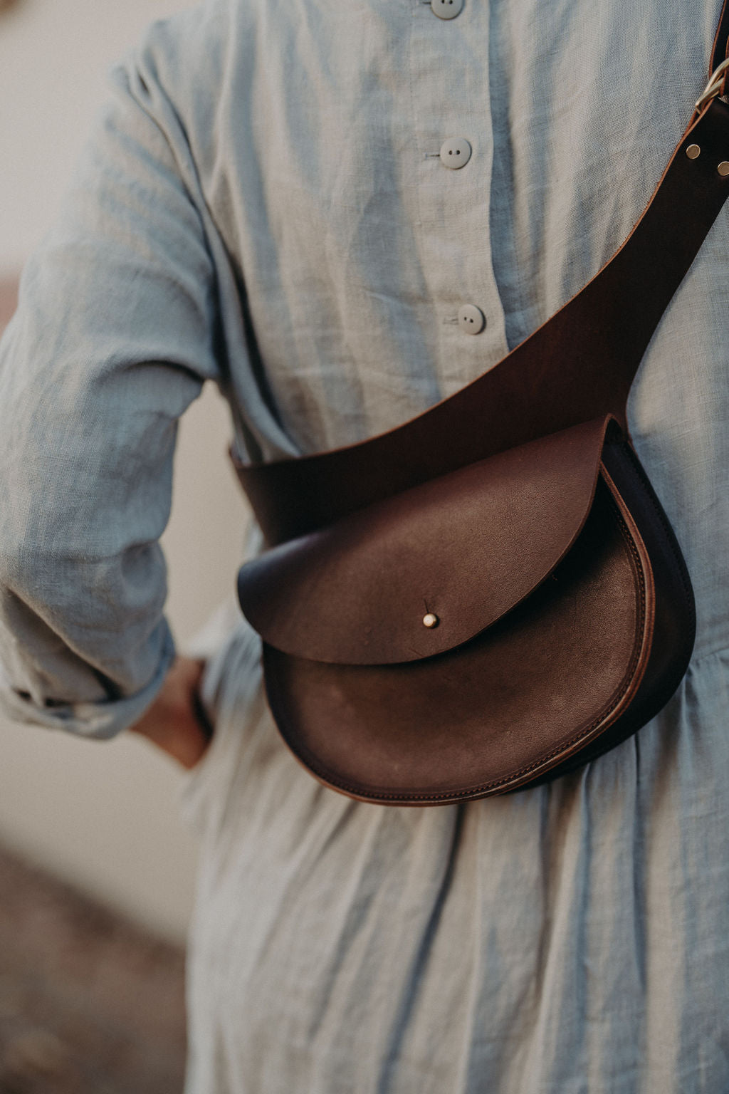 Tasche die Gefährtin dunkelbraun
