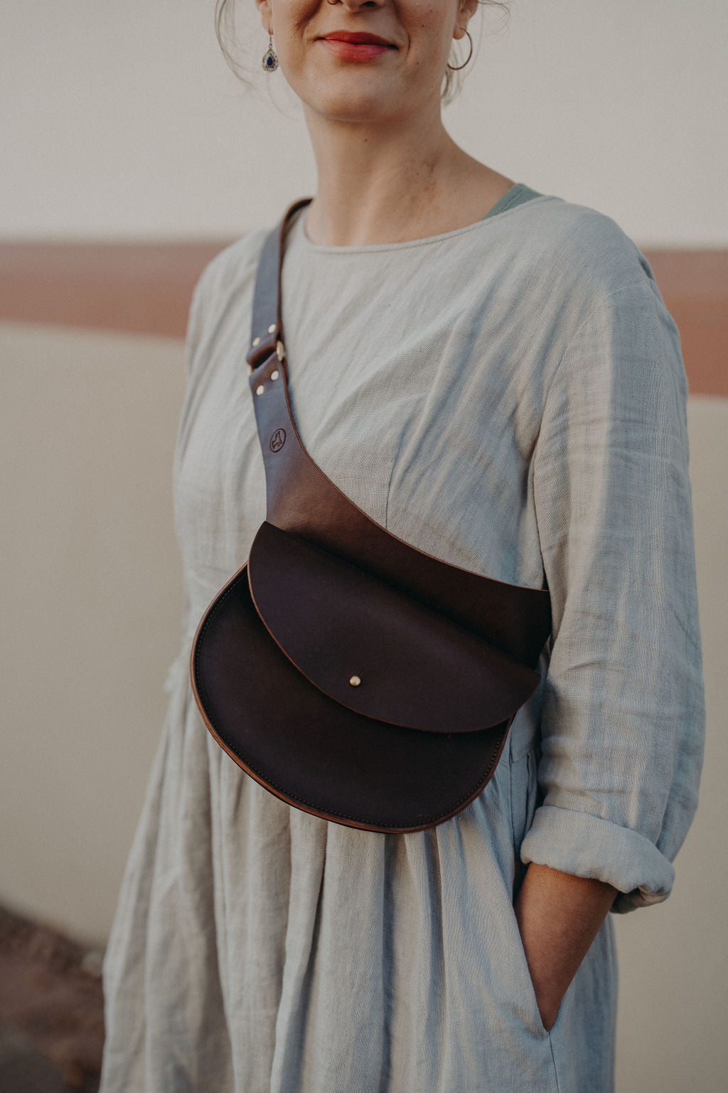 Tasche die Gefährtin dunkelbraun