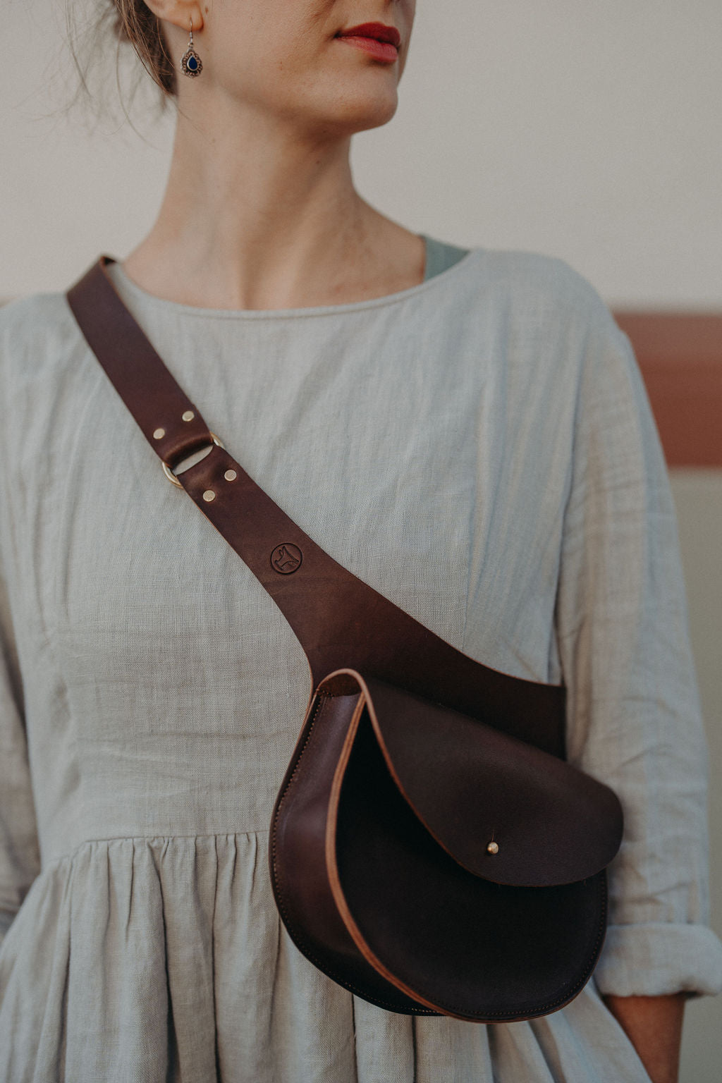 Tasche die Gefährtin dunkelbraun